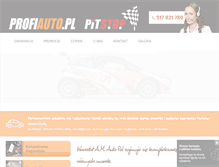 Tablet Screenshot of pitstop-ams.pl